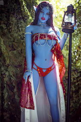 158cm mittlere Brust Alien Sexpuppe Fantasy Liebespuppe AIBEI Puppe