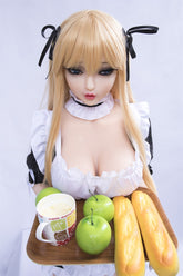 158cm COSDOLL blonde 3D Anime Sexpuppe F Cup TPE billige Sexpuppe