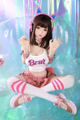 148 cm COSDoll Anime echte Puppe D Körbchen hellhäutige Sexpuppe
