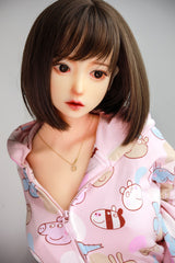 145 cm kurzes Haar mittlerer Brust japanische Sexpuppe D-Cup billige Sexpuppe COSDOLL