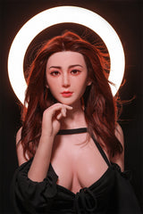 165 cm sanfte und schöne weibliche Sexpuppe Luxus-Silikonpuppe COSDOLL
