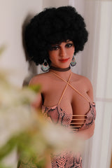 168 cm Afro F Cup Weizenhaut TPE echte Sexpuppe COSDOLL